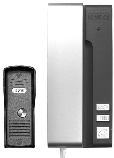 EURA DOMOFON EURA ADP-30A3 "uno" grafitowo-srebrny