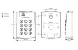 ROGER Czytnik zbliżeniowy ROGER PRT64MF