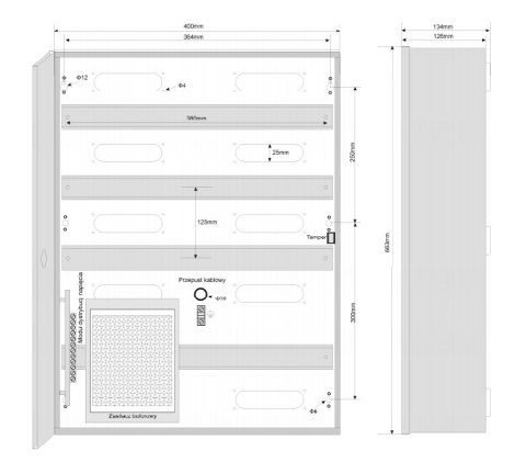 ROGER Obudowa ROGER ME-5-S