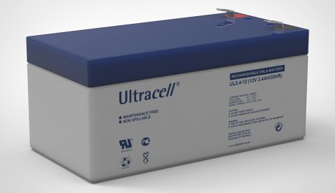 ULTRACELL Akumulator AGM ULTRACELL UL 12V 3.4Ah